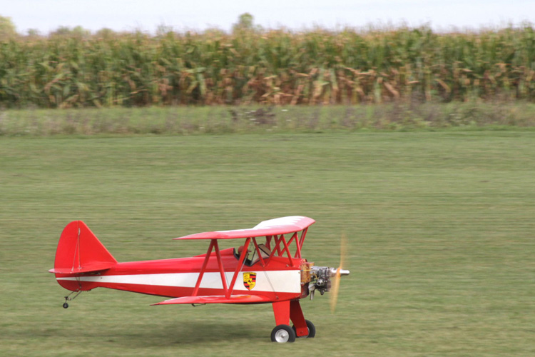 Steve Eagle's Fly-Baby on landing