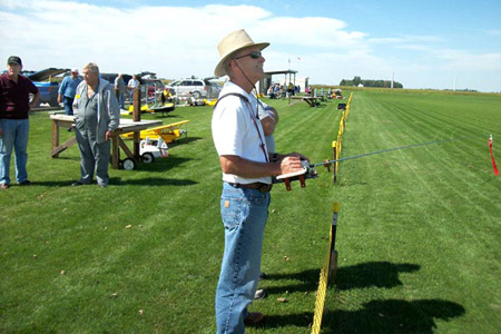 Larry Piatt safety on the flight line