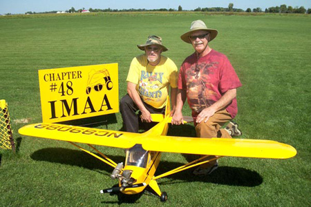 Robert Jones & friend with his Cub