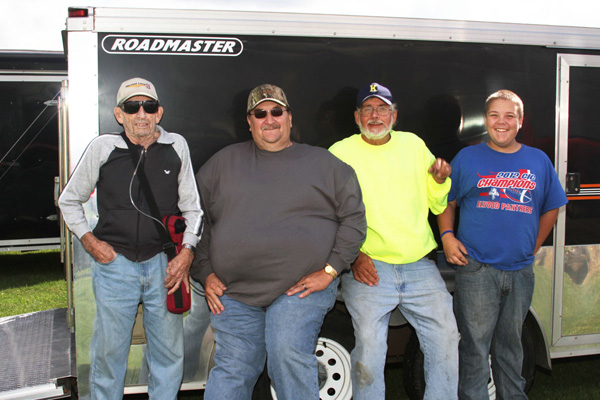 L-R Jack Dean, Kenny Wilson, Dave Morris & Corbin Bartlett