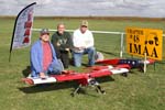 L-R Art Frye, James Wilson, Gene Wilson - Low and High wing Giant Sticks