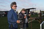 Steve Eagle flying with spotter Mike Bond